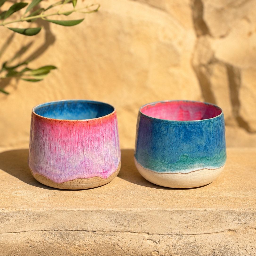 Salt & Bloom Cocktail Glass Duo